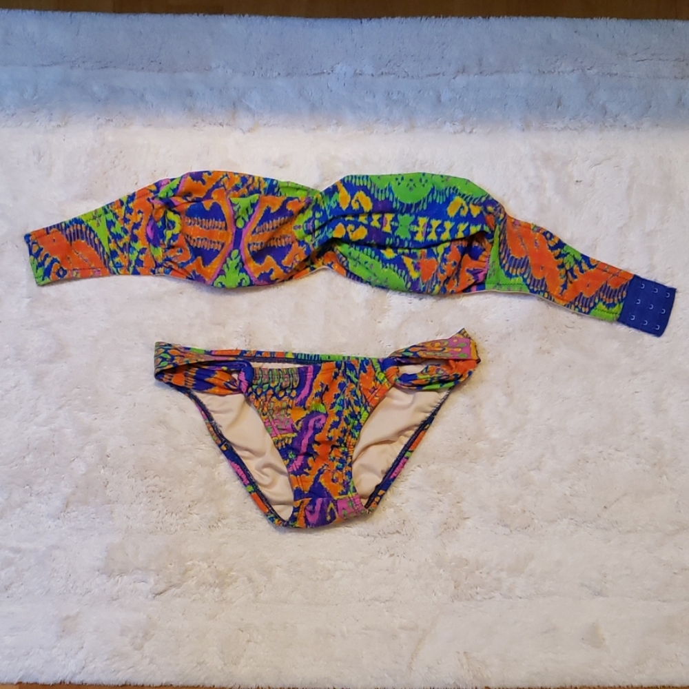 Shoshanna Polynesian Ikat Bikini